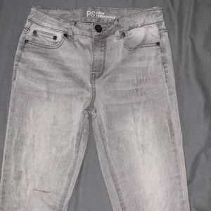 grey, high waisted jegging
